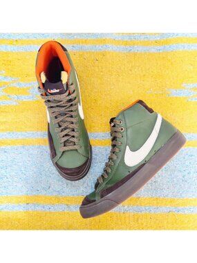 Nike Blazer Mid '77 "Vintage Army Olive" Sneakers Men's Size 7.5/EU40.5